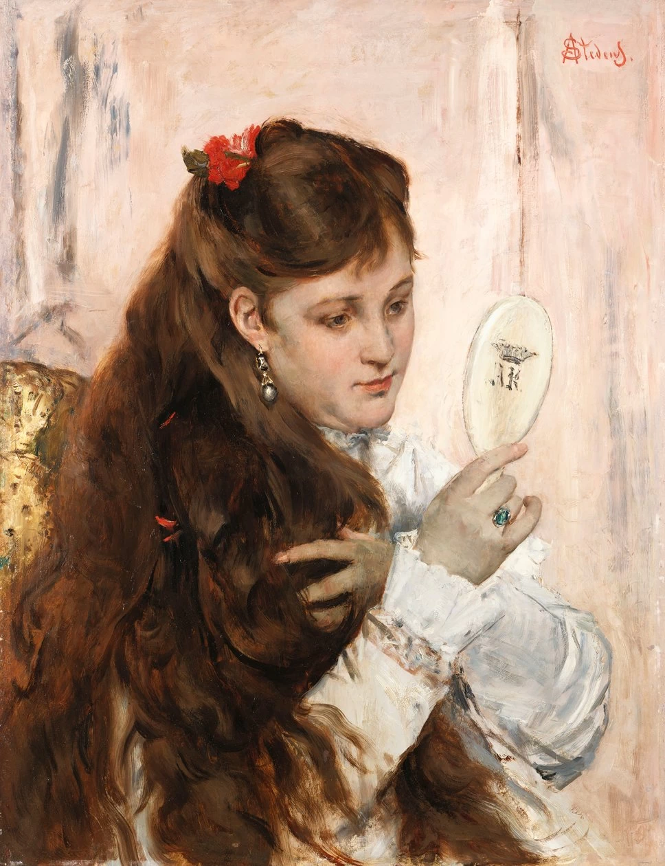Alfred Émile Stevens - 103, La Toilette